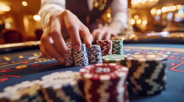 Dice game interface on magnumbet slot mobile app
